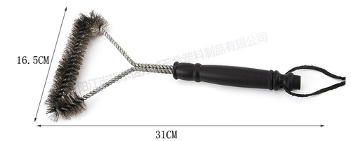 Stainless Steel BBQ Grill Cleaning Brush - 1pc Tool